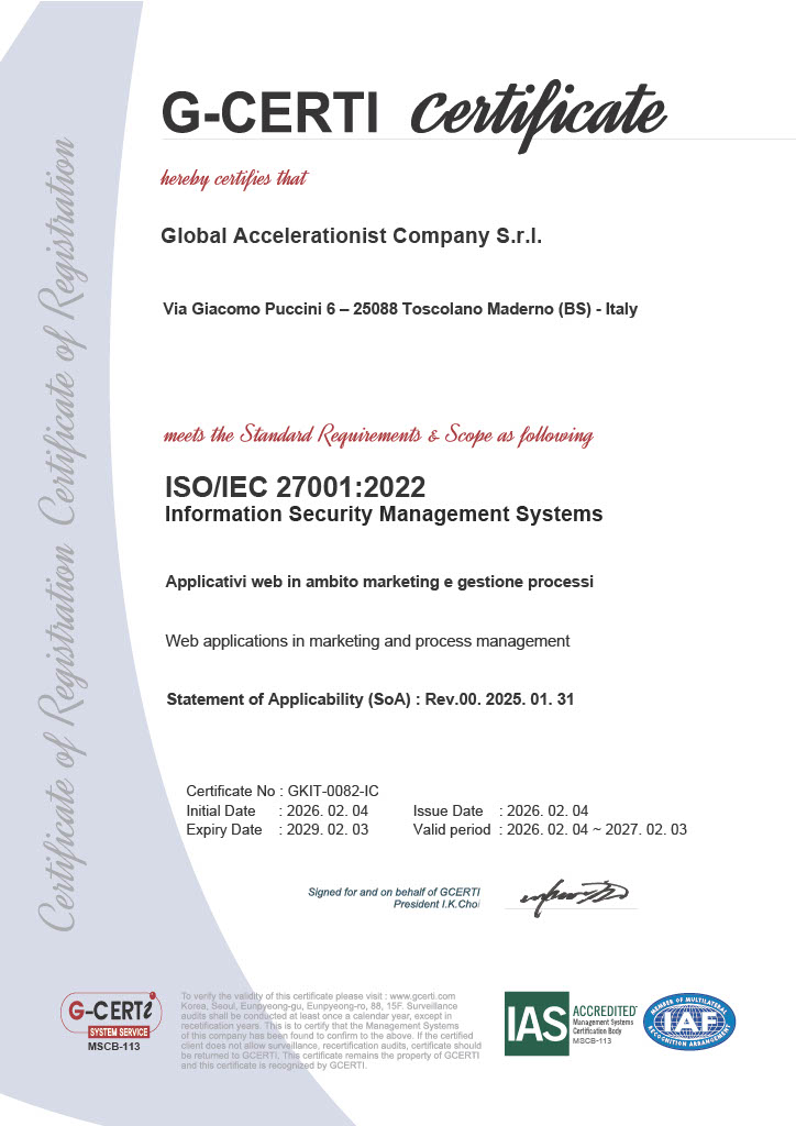 ISO 27001:2022 Certificate